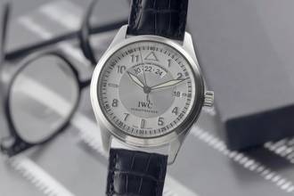  IWC Fliegeruhr Spitfire UTC Edelstahl Automatik Herrenuhr Ref. IW325107 