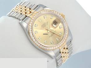 Thumbnail von Rolex Datejust 36 36mm 116243 2016 Lc010 Stahl Gelbgold 750 Diamanten Automatik Stainless Steel 18kt Yellow Gold Jubilé-band Chronometer Oyster