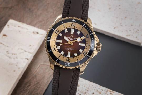 Breitling Superocean 44 Bronze Automatik Herrenuhr Ref. N17376201Q1S1 B&P 