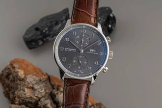 Thumbnail von IWC Portugieser Chronograph 18k Weissgold Automatik Ref. IW371431