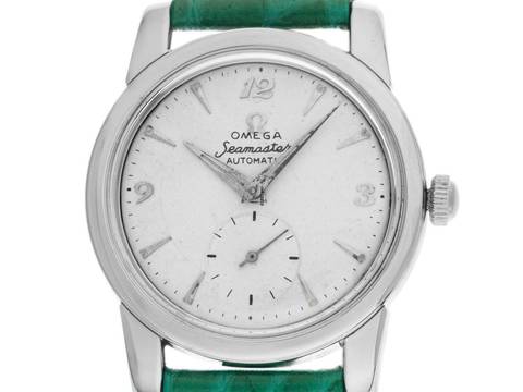  Omega Seamaster Kleine Sekunde Ref.C2576-8 1954 original Box sehr gut Vintage Seamaster Automatic Kleine Sekunde 