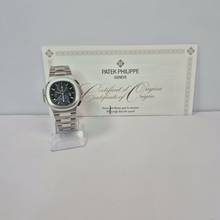  Patek Philippe Nautilus Travel Time Flyback Chronograph Blue Dial 40.5mm Completo 