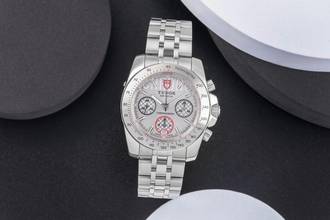 Thumbnail von Tudor Sport Chronograph Silver Dial Edelstahl Automatik Ref. 20300 H-Serie