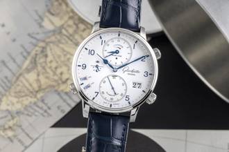 Thumbnail von Glashütte Original Senator Cosmopolite Automatik Stahl Ref. 1-89-02-03-02-30 B&P 2023