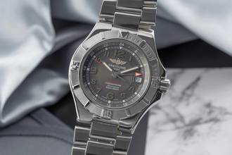 Breitling Colt GMT+ Automatik Edelstahl Herrenuhr Ref. A32370 