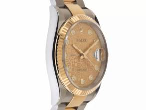  Rolex Datejust 36 Jubilee Diamanten Ref.126233 2018 Full Set wie Neu Vintage Datejust Jubilee Diamanten 