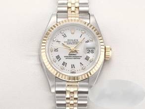 Thumbnail von Rolex Lady-Datejust Edelstahl Gelbgold 750 Diamanten Automatik Gold Stahl Stainless Steel 18kt Yellow Gold Jubilé-band Chronometer Oyster White Dial