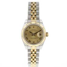Thumbnail von Rolex Lady-Datejust 26 Jubilee Steel/Gold Roman Dial