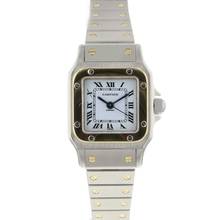 Thumbnail von Cartier Santos Carree Steel/Gold Automatic PM Cartier Serviced '26