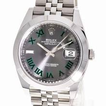 Thumbnail von Rolex Datejust 41 Wimbledon Jubilee – 126300 – like NEW – 11/2023 Full Set Lc100