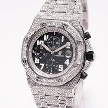 Thumbnail von Audemars Piguet Royal Oak Offshore Chronograph Chrono Iced Out 42 – 25721ST.OO.1000ST.07.A – like NEW – 2006 Full Set