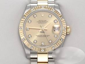 Thumbnail von Rolex Datejust 31 31mm 178313 Stahl Gelbgold 750 Diamanten Automatik Stainless Steel 18kt Yellow Gold Oyster-band Chronometer