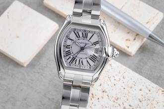 Thumbnail von Cartier Roadster GMT XL Edelstahl Automatik Herrenuhr Ref. W62032X6