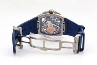 Thumbnail von Bianchet B 1.618 Flying Tourbillon UltraFino - Skeleton Titanium Blue - With Box And Papers - UFFTSKTNBL 2025