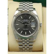 Thumbnail von Rolex Datejust 41 Rhodium dial Ref. 126334 Full set 2017
