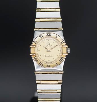  Omega Constellation Stahl/Gold Fullset 1990 