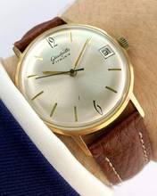  GUB Glashütte Vintage Handwinding Date 36mm keine 