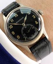 Thumbnail von Jaeger-LeCoultre Serviced (420e) Military Black Gilt Dial WW2 WK2