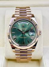  Rolex Day-Date 40 Rosegold Olive y.2025 REF:228235 Full Set Box+Papers MINT CONDITION Lc Austria 
