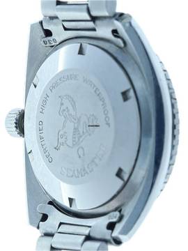  Omega Deep Blue Steel 166.073 1960s 