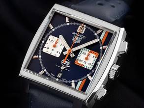 Thumbnail von TAG Heuer Monaco X Gulf Special Edition Ref.CBL2115.FC6494 2026 Full Set Ungetragen Monaco X Gulf Special Edition Faltschließe