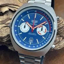  Heuer Montreal Automatik Chronograph - Ref. 110.503 VINTAGE - UNPOLISHED - FOLDED HEUER BRACELET 