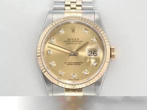 Thumbnail von Rolex Datejust 36 36mm 16233 1995 Stahl Gelbgold 750 Diamanten Automatik Stainless Steel 18kt Yellow Gold Jubilé-band Chronometer Oyster