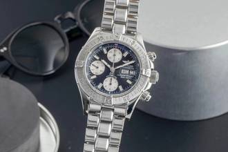  Breitling Superocean Chronograph II Stahl Automatik Herrenuhr Ref. A13340 
