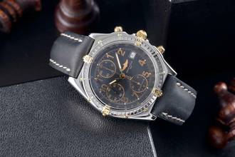 Thumbnail von Breitling Chronomat Chronograph Stahl / Gold Automatik Herrenuhr Ref. B13050.1
