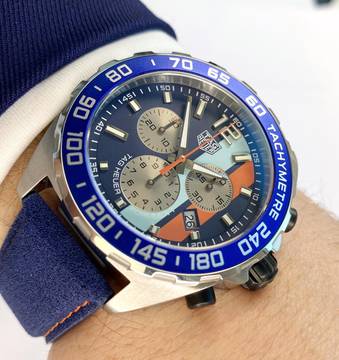  Heuer Tag Gulf mit Original Papieren ref CAZ101N CAZ101N 