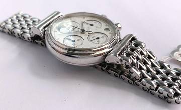 Thumbnail von IWC Da Vinci Chronograph Lady Moonphase ref 3736 Chronograph Quartz Mondphase Damen 3736