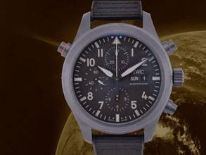 Thumbnail von IWC Fliegeruhr Doppelchronograph Pilot's Double Chronograph Top Gun 44mm Iw371815