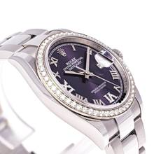 Thumbnail von Rolex Datejust 36 Lila Factory Diamond – 126284RBR – like NEW – 03/2023 Full Set Lc100