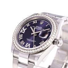 Thumbnail von Rolex Datejust 36 Lila Factory Diamond – 126284RBR – like NEW – 03/2023 Full Set Lc100