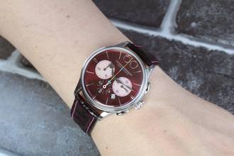 Thumbnail von Alexander Shorokhoff Happy Second Bordeaux Chronograph limitierte Serie von 50 Stück