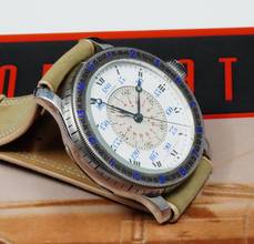 Thumbnail von Longines Lindbergh for A. Cairelli Roma Vert Rare Vintage only 3 known