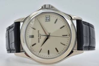 Thumbnail von Patek Philippe Calatrava 18k white gold Weißgold 37mm 5107G-001