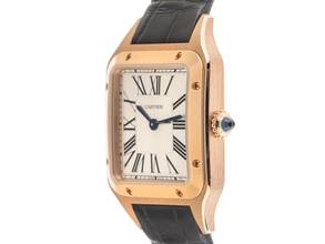 Thumbnail von Cartier Santos Dumont PM kleines Modell Ref.WGSA0022 2025 Full Set Ungetragen Santos-Dumont PM kleines Modell 18kt Roségold