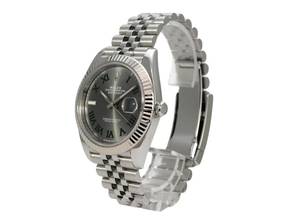  Rolex Datejust 41 Ref. 126334 Rhodium Römisch Jubile-Band 