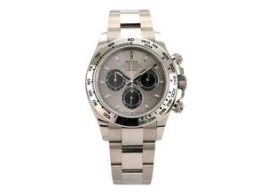  Rolex Daytona Cosmograph Daytona Weißgold 116509 Grau 