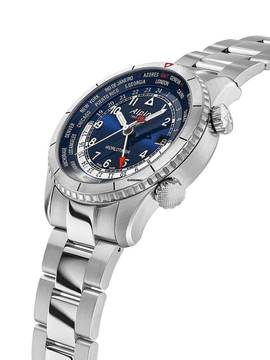  Alpina Startimer Pilot AL-255N4S26B Startimer Pilot Worldtimer Herrenuhr 41mm 