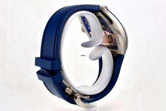 Thumbnail von Bianchet B 1.618 Flying Tourbillon UltraFino - Skeleton Titanium Blue - With Box And Papers - UFFTSKTNBL 2026
