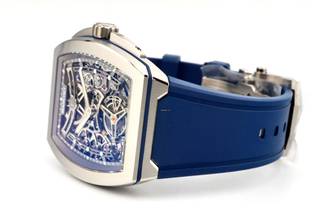 Thumbnail von Bianchet B 1.618 Flying Tourbillon UltraFino - Skeleton Titanium Blue - With Box And Papers - UFFTSKTNBL 2026
