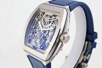 Thumbnail von Bianchet B 1.618 Flying Tourbillon UltraFino - Skeleton Titanium Blue - With Box And Papers - UFFTSKTNBL 2026