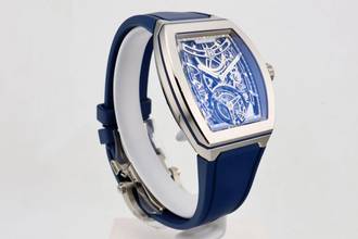 Thumbnail von Bianchet B 1.618 Flying Tourbillon UltraFino - Skeleton Titanium Blue - With Box And Papers - UFFTSKTNBL 2026