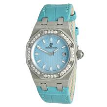 Thumbnail von Audemars Piguet Royal Oak Lady Rare Turquoise Grande Tapisserie dial Ref. 67601ST