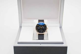 Thumbnail von IWC Portugieser Chronograph Portuguese Chronograph Roségold IW3714 Zifferblatt schwarz deutsche Auslieferung