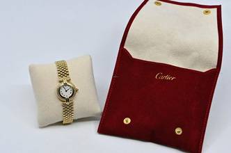 Thumbnail von Cartier Colisee Diamond | 8057911 | Yellowgold | with orig. gold bracelet