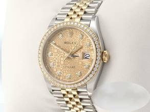 Thumbnail von Rolex Datejust 36 126283RBR Steel and Yellow Gold 750 Diamonds Automatic Stainless Steel 18kt Yellow Gold Jubilee Bracelet Chronometer Oyster Gold