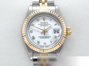 Thumbnail von Rolex Lady-Datejust Edelstahl Gelbgold 750 1997 Automatik Gold Stahl Damen